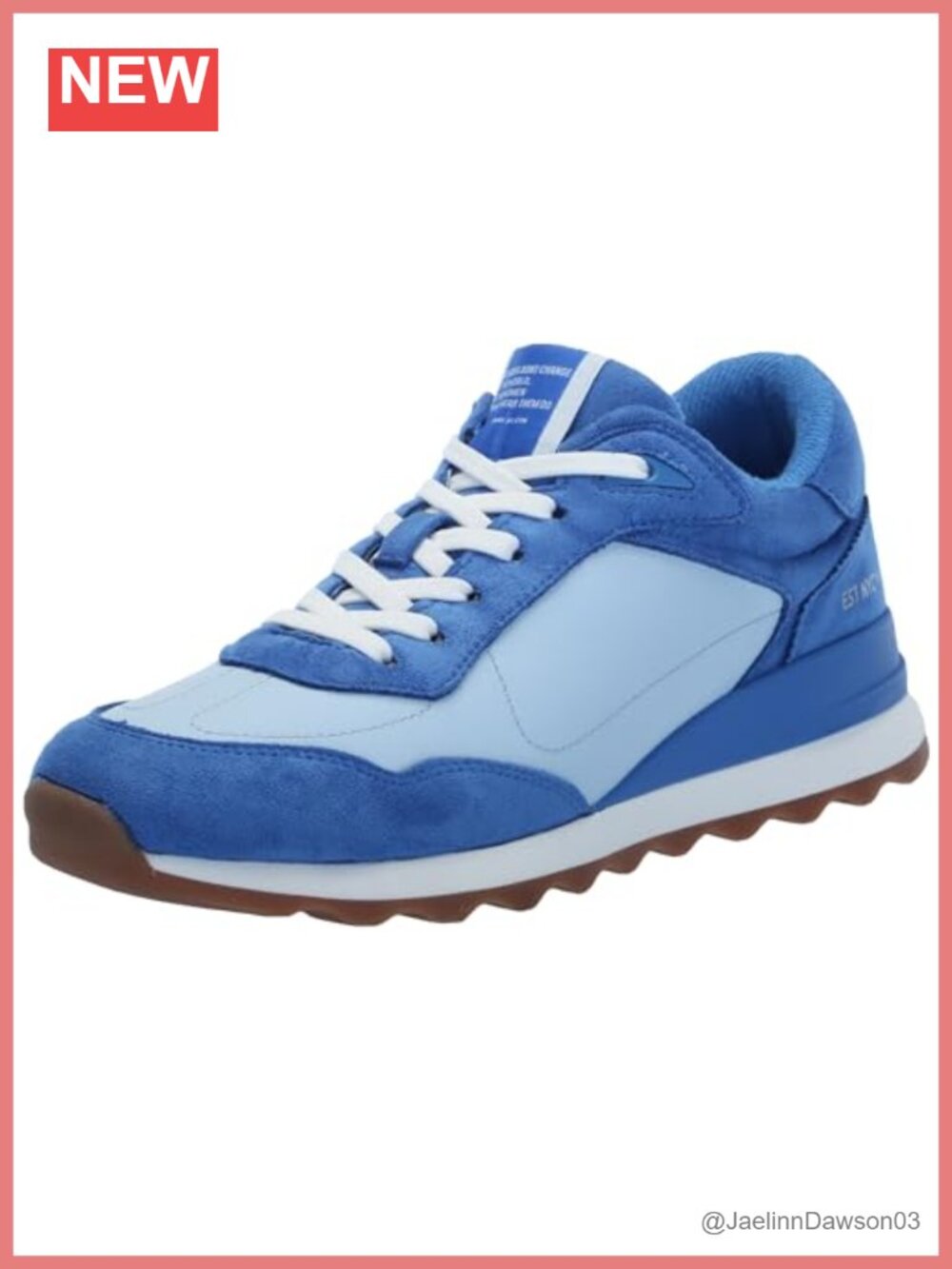 Anne Klein Women's Runner Sneakers Faux Leather Lace-Up Athletic Shoes